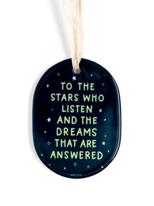 To The Stars Who Listen Romantasy Christmas Ornament, 1 of 2