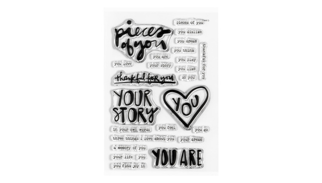 Pieces Of You 4×6 Stamp Set , 1 of 2
