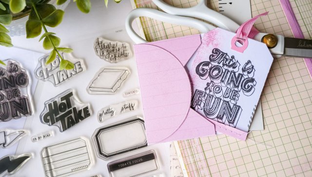 Stamp Set : 6×8 Hot Take, 5 of 5