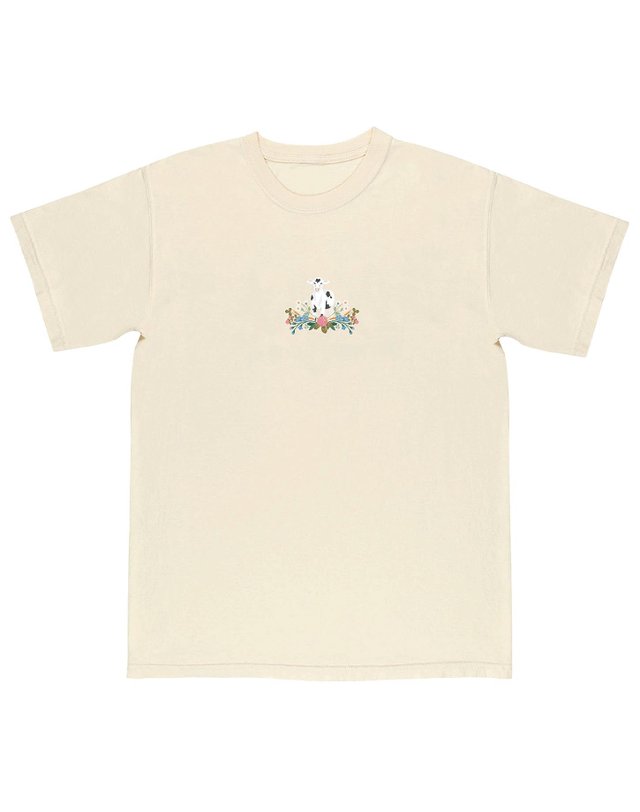 Cows & Flowers Tee - Ivory, 4 of 4