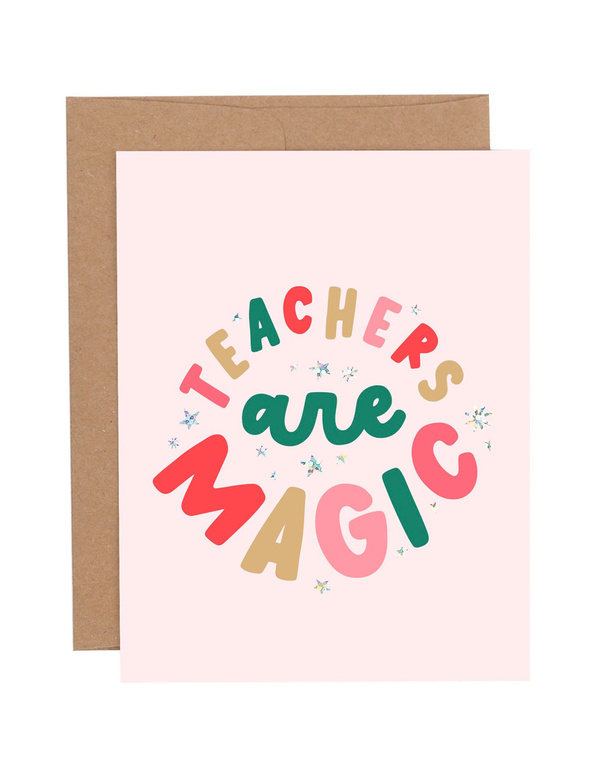 Teachers Are Magic Greeting Card, 1 of 1