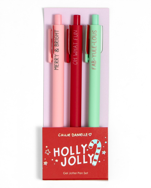 Holly Jolly Christmas Pen Set, 1 of 3