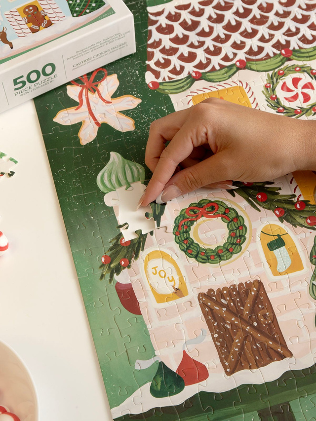 Gingerbread Village - 500 Piece Holiday Jigsaw Puzzle, 5 of 7