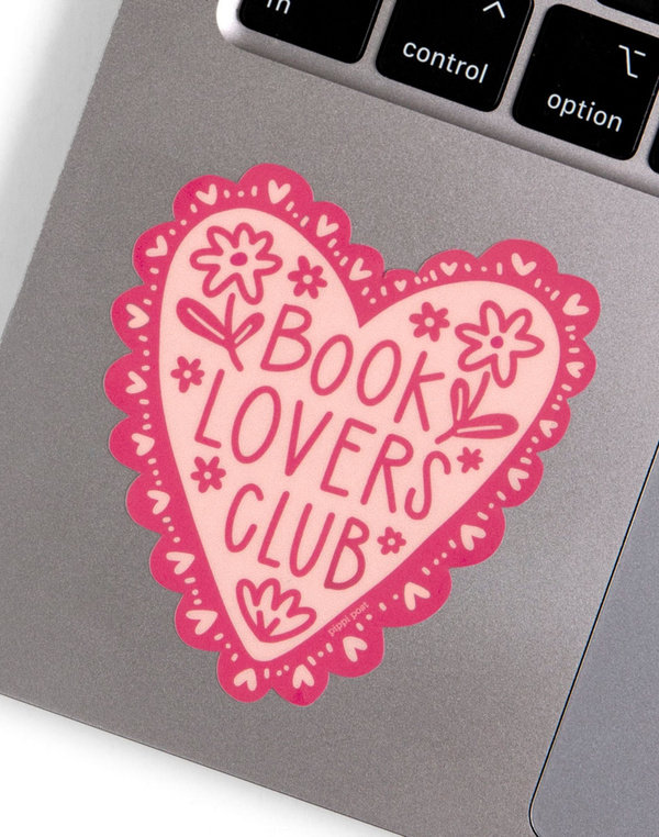 Book Lovers Club Decal Sticker, 3 of 3