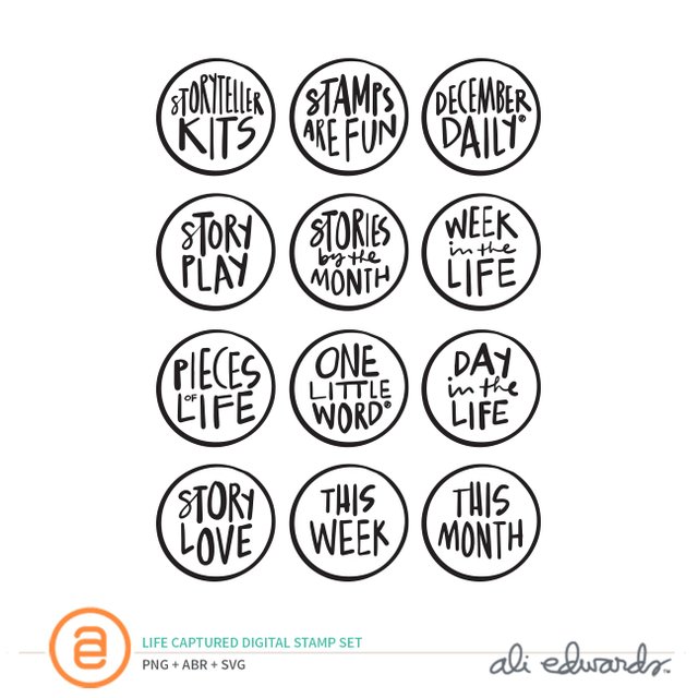 Life Captured Digital Stamp Set, 1 of 1