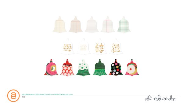 December Daily® 2026 Digital Plastic + Cardstock Bells, 1 of 1