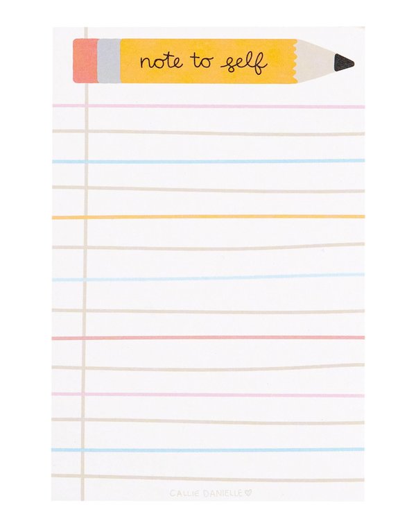 Note To Self Pencil Notepad, 4 of 6