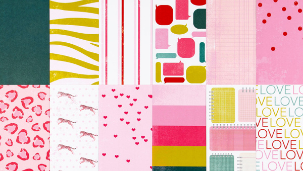 Dear Valentine 12×12 Paper Pack, 2 of 2