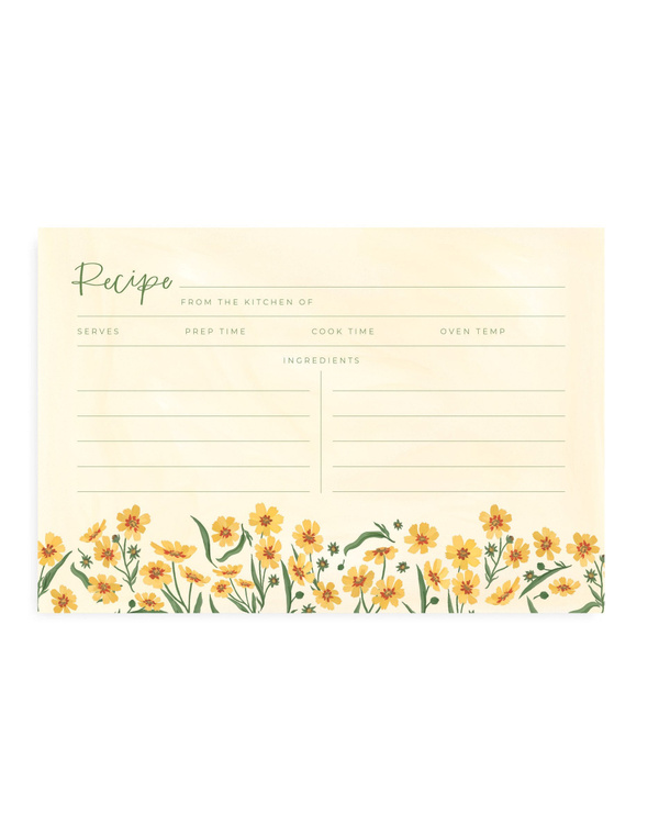 Goldenmane Recipe Cards - Set of 50, 1 of 6