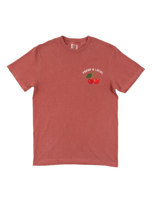 Cherry Grove Farmers Market Tee - Crimson, 4 of 4