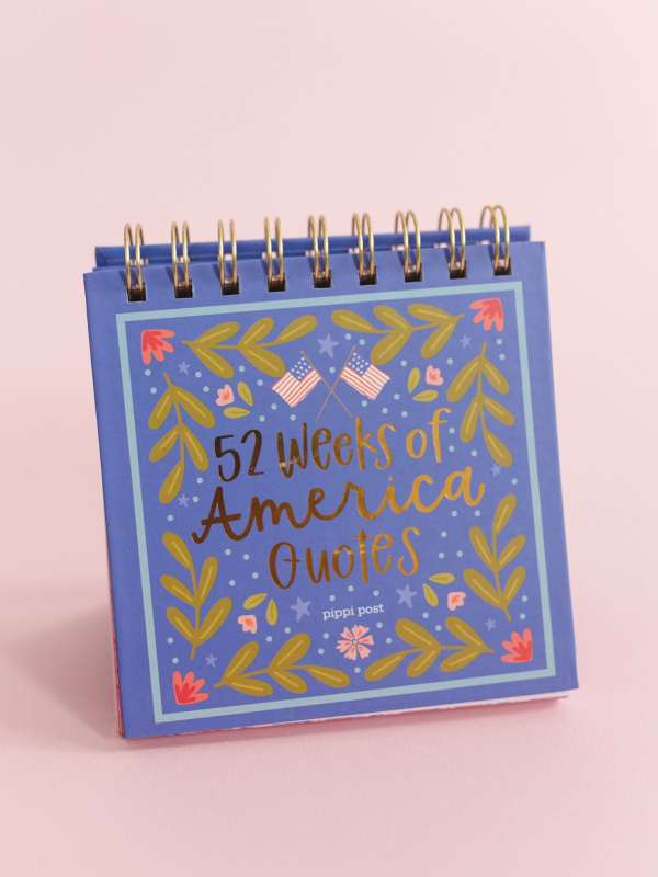 52 Weeks of America Quotes Flip Desk Calendar, 1 of 14