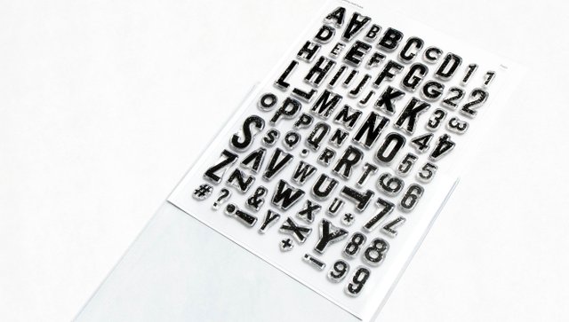 Stamp Set : 6×8 Honey & Spice Alpha, 2 of 2