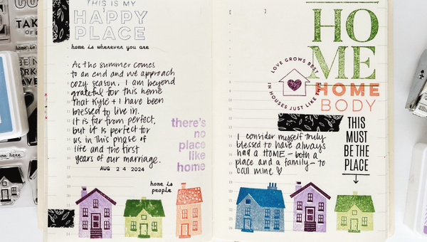 Stamp Set : 6×8 Home Is My Happy Place, 8 of 9