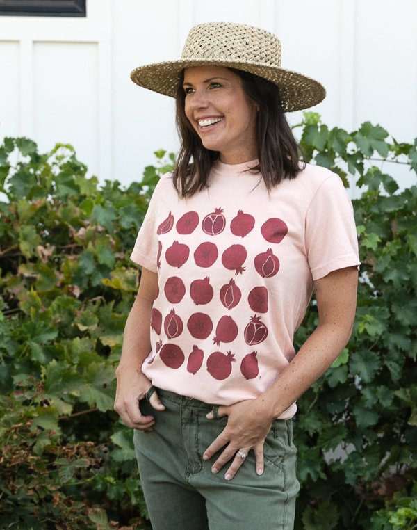 Pomegranate Tee - Peachy Pink, 1 of 3