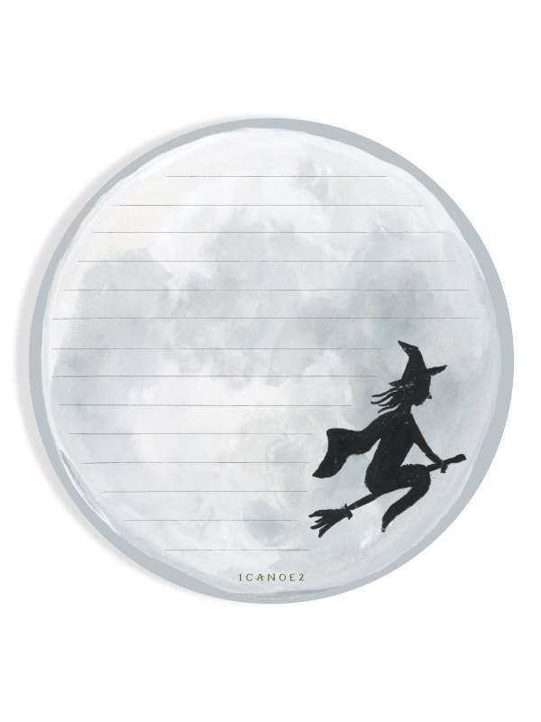 Witching Moon Halloween 5×5 Lined Notepad, 2 of 3