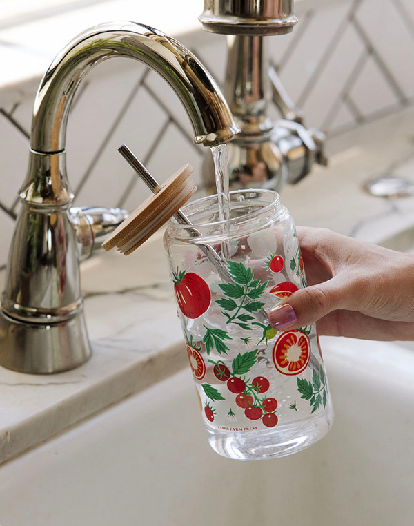 Tomato Vine Glass Can, 3 of 7