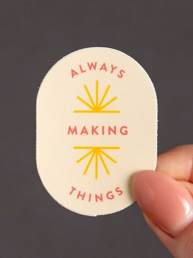 Always Making Things Decal Sticker, 3 of 3