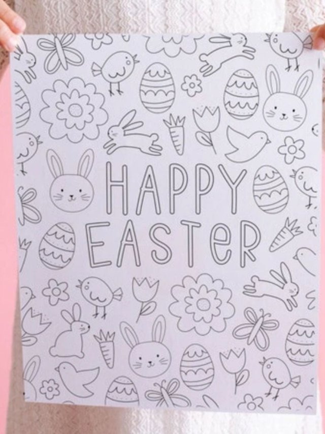 Easter Digital Coloring Pack + Engineer Prints	, 1 of 2