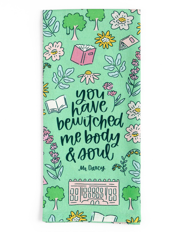 You Have Bewitched Me Pride and Prejudice Tea Towel, 1 of 1