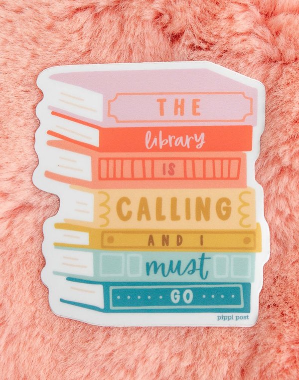 The Library is Calling Decal Sticker, 2 of 3
