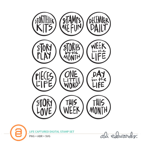 Life Captured Digital Stamp Set, 1 of 1