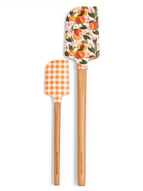 Peach Blossom Silicone Kitchen Spatulas - Set of 2, 3 of 9