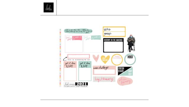 Stop The Blur February 2021 Digital Printable, 1 of 1
