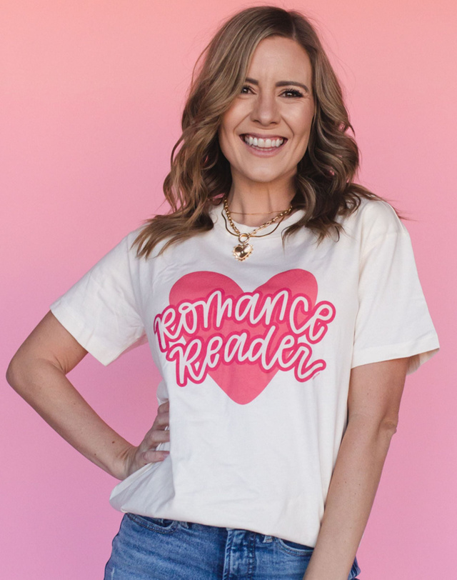 Romance Reader Tee - Ivory, 1 of 4