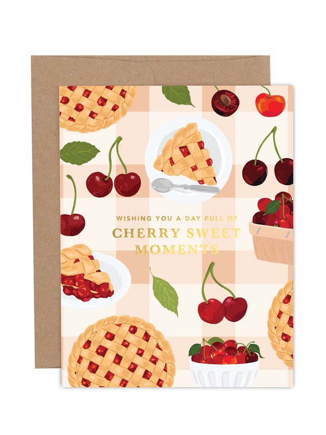 Cherry Sweet Moments Friendship Greeting Card, 1 of 1