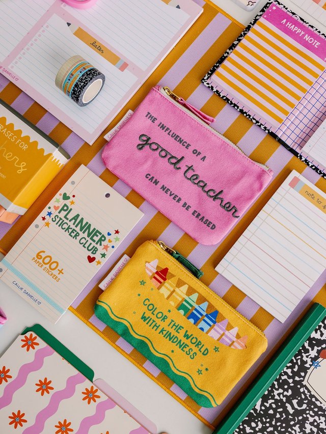 Color the World with Kindness Crayon Box Canvas Pouch, 3 of 4