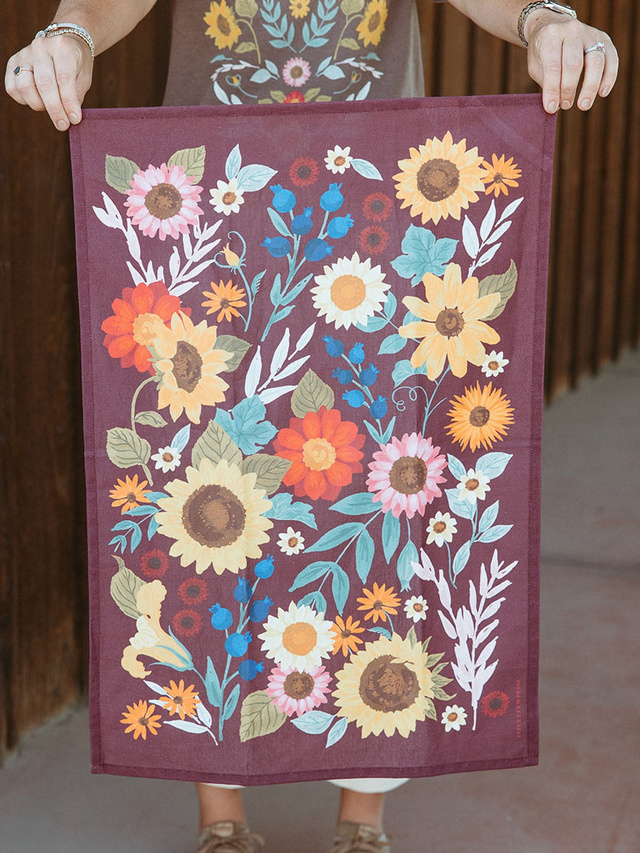 Sunflowers Tea Towel, 2 of 5