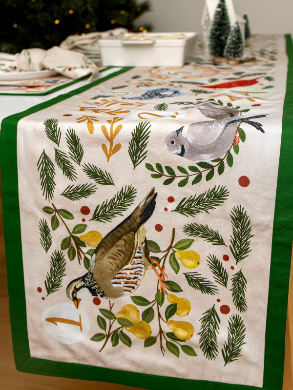 12 Days of Christmas Tablecloth Runner, 1 of 6