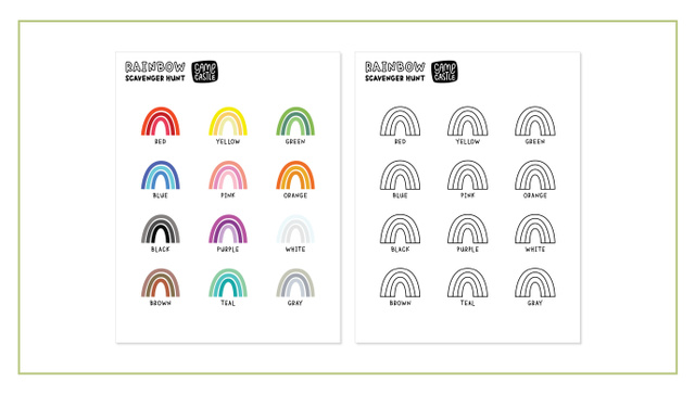 Rainbow Scavenger Hunt, 1 of 1