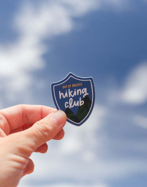 Hiking Club Decal Sticker, 3 of 5