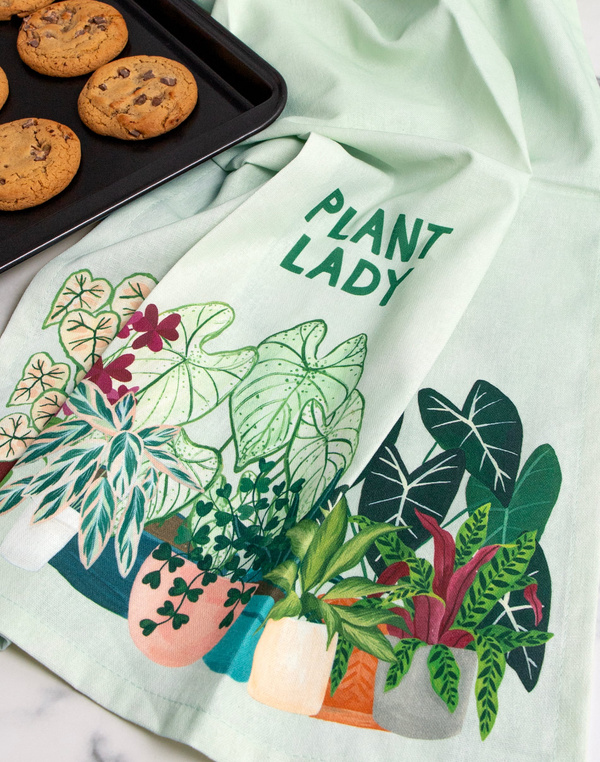 Plant Lady Tea Towel, 1 of 2