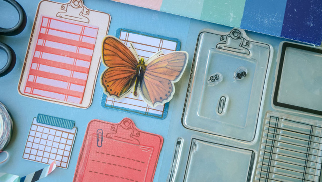 Stamp Set : 6×8 Clipboards and Charts, 3 of 6