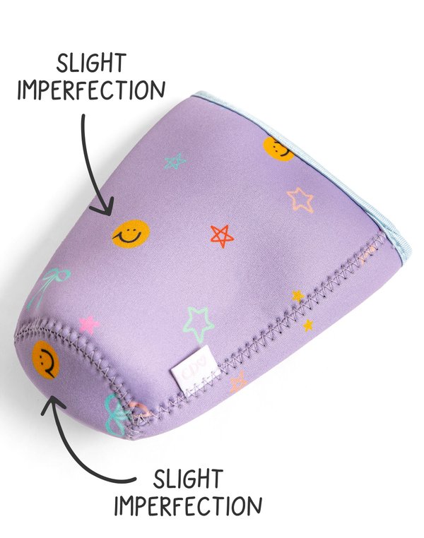 Imperfect Smiley Faces & Coquette Bows Drink Sleeve, 3 of 4