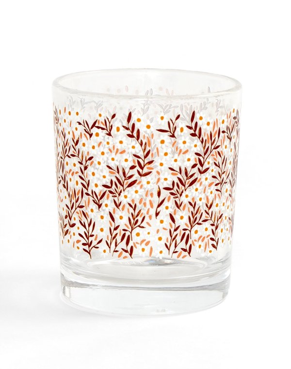Pink Daisy 7.5oz Short Juice Glass, 4 of 4