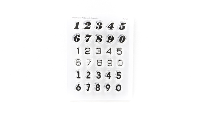 Stamp Set : 3×4 Week In The Life Number, 1 of 2