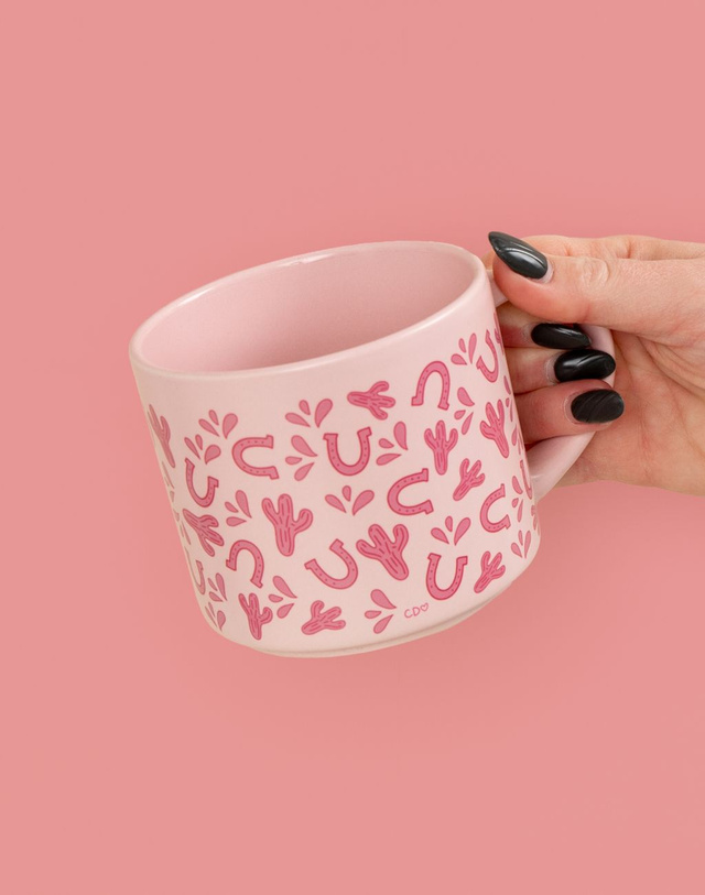 Western Icons Ceramic Mug - Pink, 2 of 2