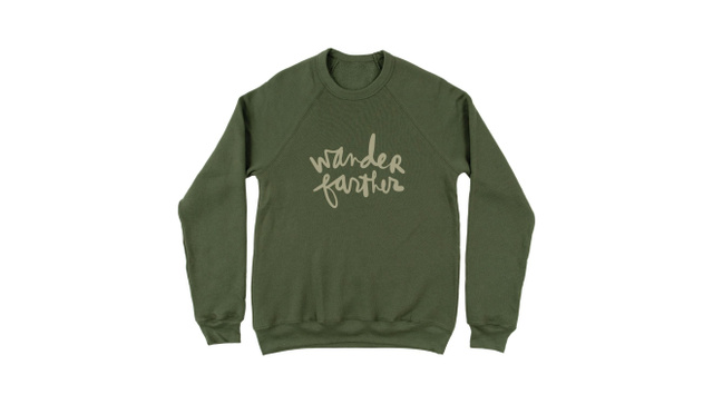 Wander Farther Sweatshirt - Green, 1 of 2