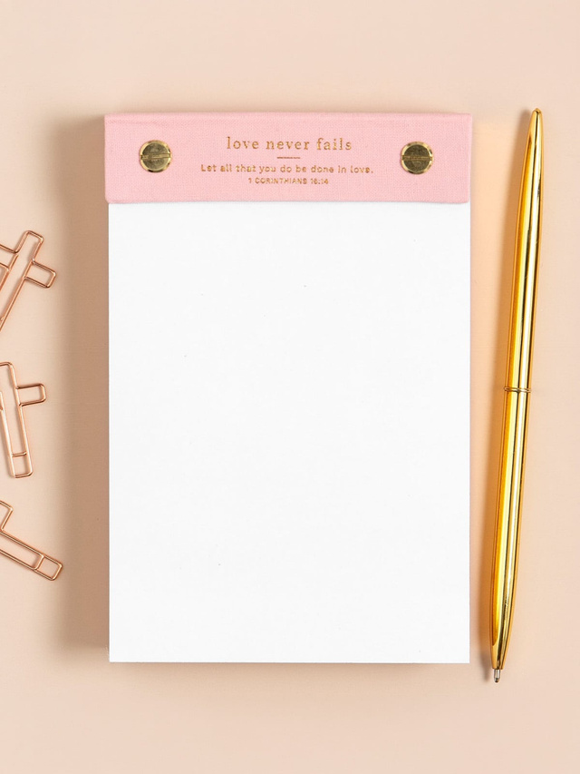 Love Never Fails Desktop Notepad, 1 of 3