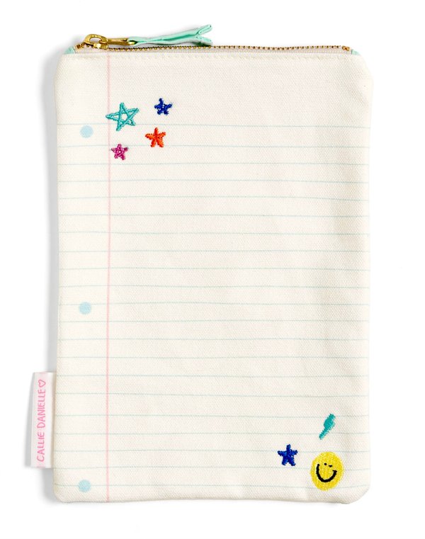 Ledger Paper Canvas Pouch, 1 of 2