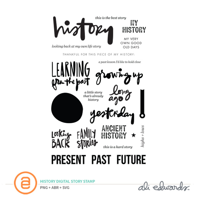 History Digital Story Stamp™, 1 of 1