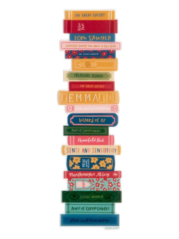 Book Stack Transparent Bookmark, 3 of 4