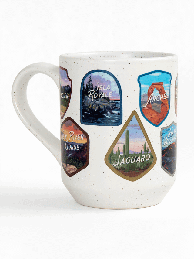 National Parks Badges Ceramic Mug, 3 of 3