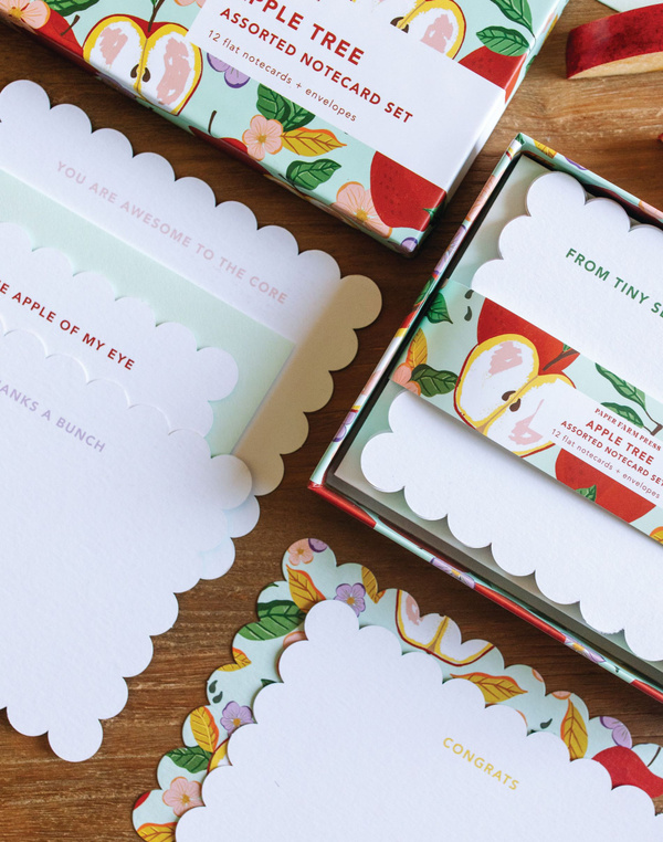Apple Tree Assorted Notecard Set, 7 of 7