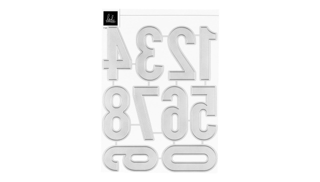 Metal Die Set : Storytellers Numbers - Solid, 1 of 4