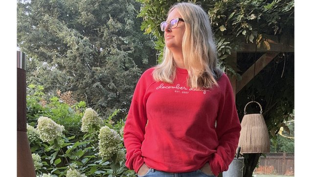 December Daily® Sweatshirt - Red, 1 of 3