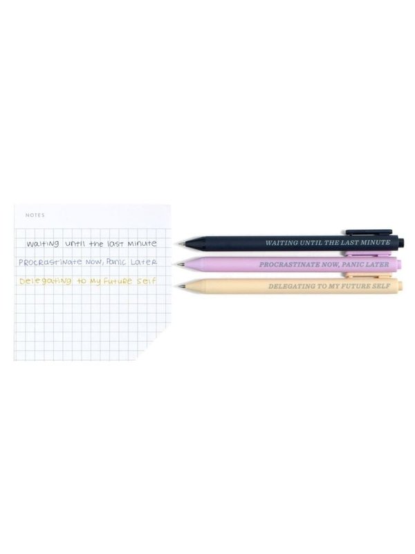 The Procrastinator Gel Pen Set, 3 of 3
